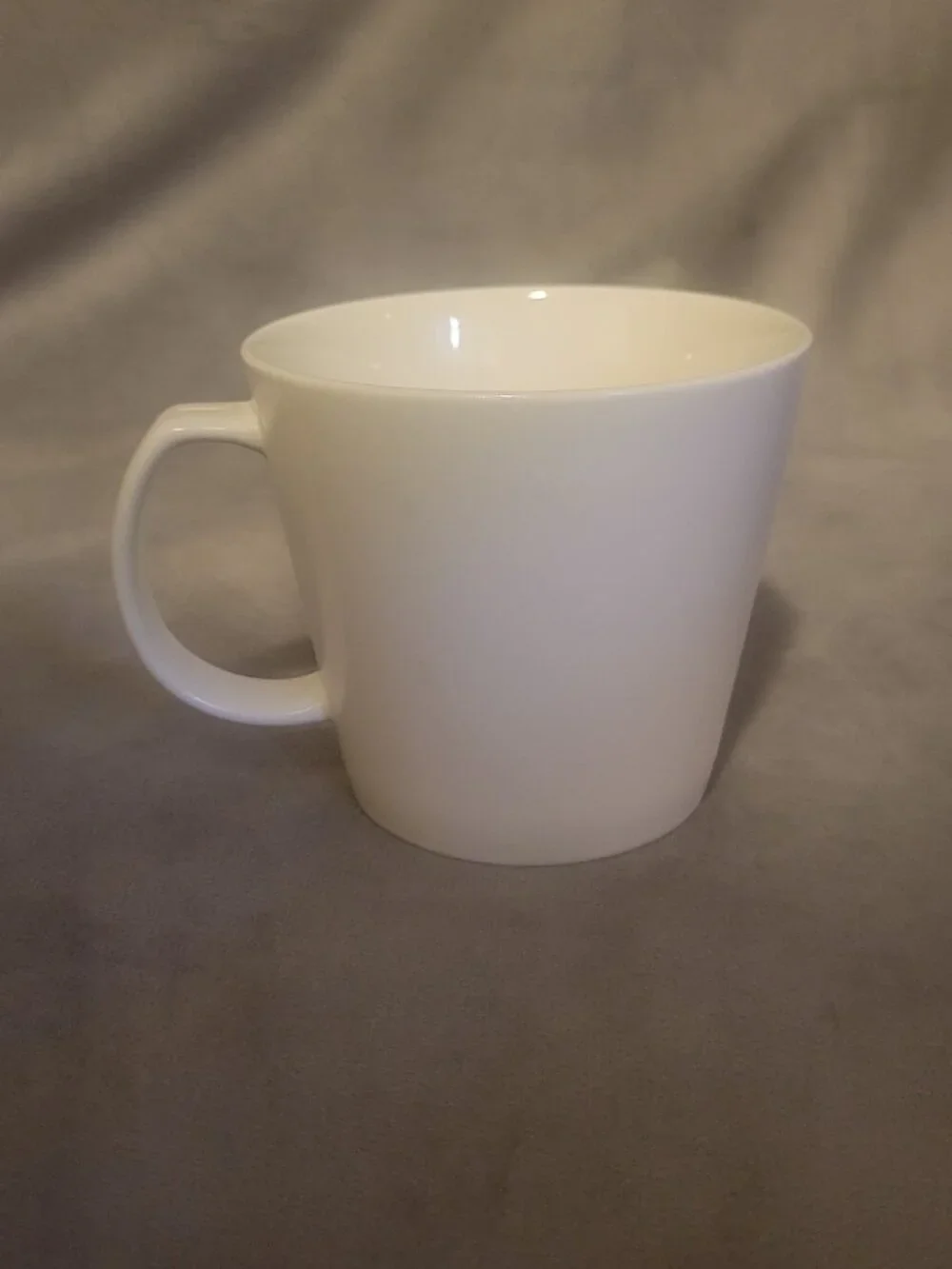 STARBUCKS 2015 Mug White Embossed Logo Siren Collectible Cup 12 oz Minimalist